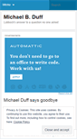 Mobile Screenshot of michaelduff.net
